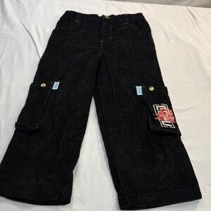 Disney - 3T - LIKE NEW - Black Corduroy Cargo Pants